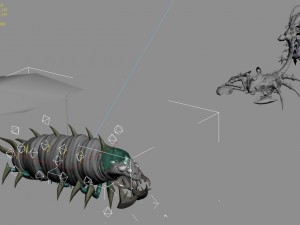 underground city - poisonous insects 3D Model