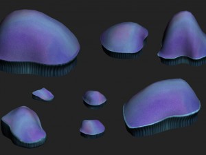 submarine cartoon world - cellular coral 3D Model