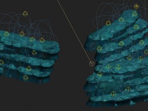 submarine cartoon world - seabed ladder 02 3D Model