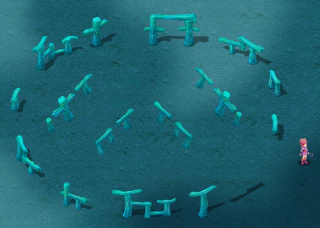 submarine cartoon world - seabed ladder garden 3D 模型 .c4d .max .obj .3ds .fbx .stl .blend 