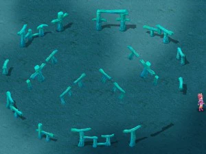 submarine cartoon world - seabed ladder garden 3D Model