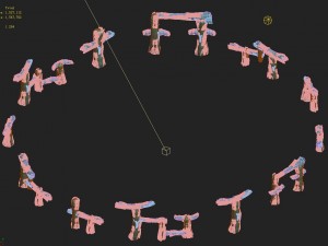 submarine cartoon world - seabed ladder garden 3D 模型