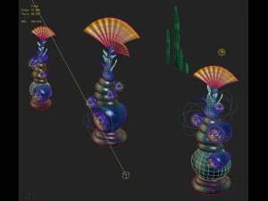 submarine cartoon world - sea elves lighthouse 3D Model