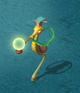 submarine cartoon world - hippocampus lights Modelo 3D .c4d .max .obj .3ds .fbx .stl .blend 