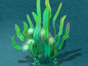 submarine cartoon world - lonely yu seaweed 3D Model