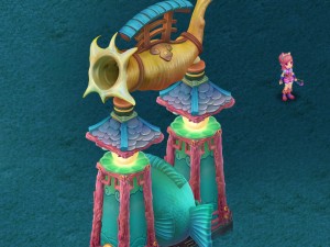 submarine cartoon world - dragon palace water filt 3D 模型