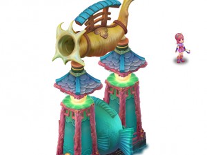 submarine cartoon world - dragon palace water filt 3D Model