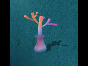 submarine cartoon world - water coral tree 3D-Modell