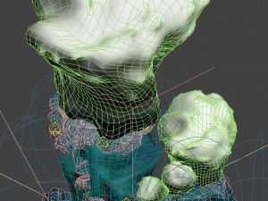 submarine cartoon world - sarcoma coral 02 3D-Modell