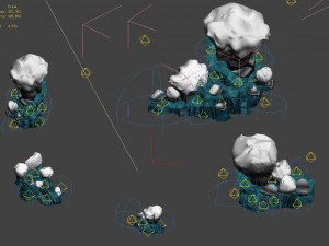 submarine cartoon world - sarcoma coral 03 3D 模型