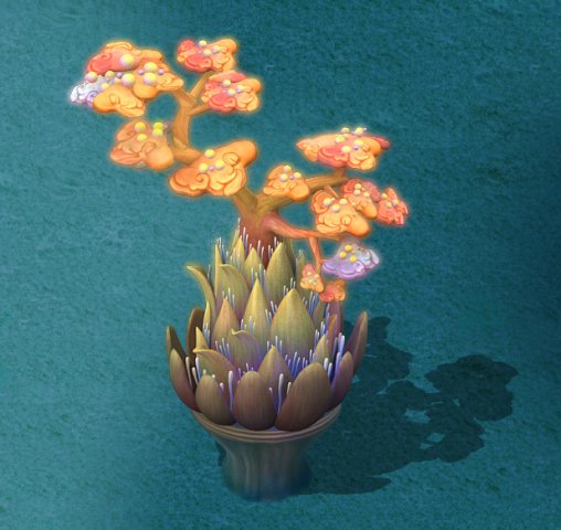 submarine cartoon world - coral salad tree 3D 모델 .c4d .max .obj .3ds .fbx .stl .blend