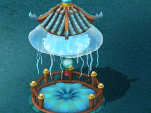 mundo dos desenhos animados submarinos - pavilh&atilde;o de &aacute;guas-vivas Modelo 3D