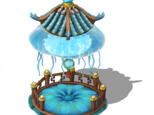 submarine cartoon world - jellyfish pavilion Modelo 3D