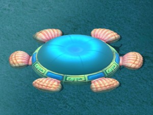 submarine cartoon world - water element of the nes 3D Model