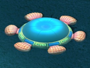 submarine cartoon world - water element of the nes 3D Model
