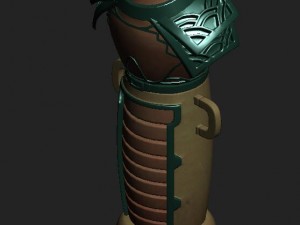 submarine cartoon world - shrimp soldiers god pill 3D 模型