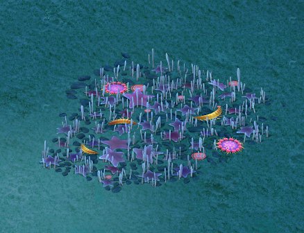 submarine cartoon world - star ocean surface Modelo 3D .c4d .max .obj .3ds .fbx .stl .blend 