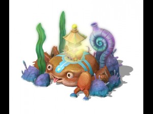 submarine cartoon world - wild decorations 3D Model