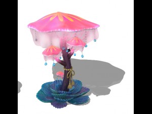 submarine cartoon world - diversion lights 3D 模型