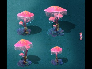 submarine cartoon world - diversion lights 3D 模型