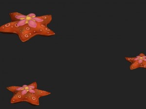 submarine cartoon world - love five-pointed star 3D Model