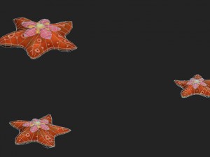 submarine cartoon world - love five-pointed star 3D Model