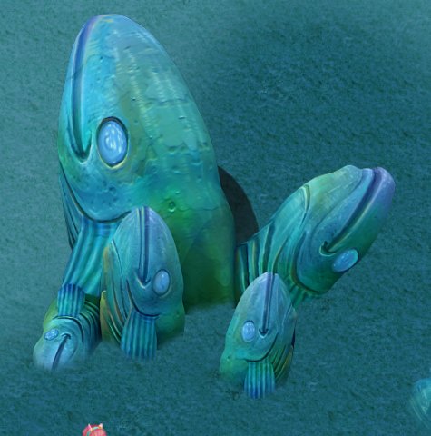 submarine cartoon world - fishman elegy surface Model 3D .c4d .max .obj .3ds .fbx .stl .blend 