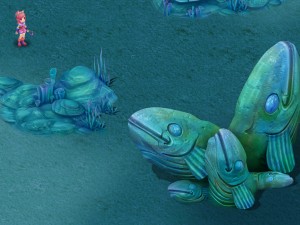 submarine cartoon world - fishman elegy surface Model 3D
