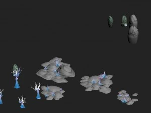 submarine cartoon world - fishman elegy surface 3D Model