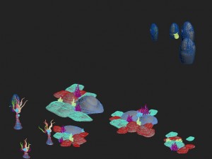 submarine cartoon world - fishman elegy surface Model 3D