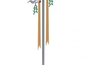 palace - decorative fan Model 3D