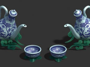 wine square - wine pot 3D Model