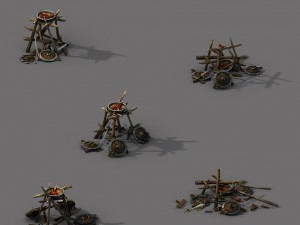barracks - brazier 3Dモデル