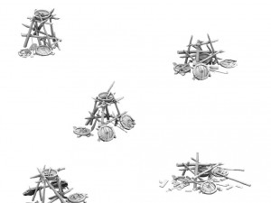 barracks - brazier 3Dモデル