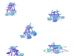 barracks - brazier 3Dモデル