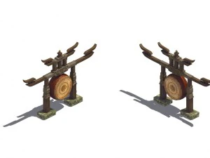 koszary - bębny wojenne Model 3D