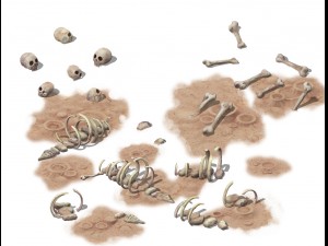 cartoon version - bones 3D Model