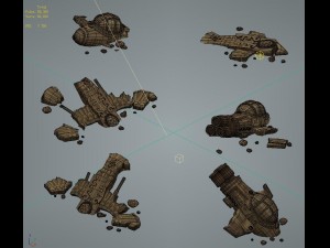 cartoon version - ufo 3D 模型