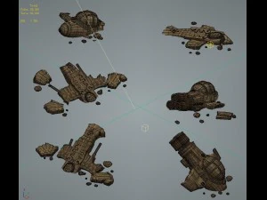 cartoon version - ufo 3D Model