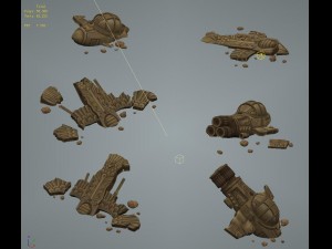 cartoon version - ufo 3D 模型