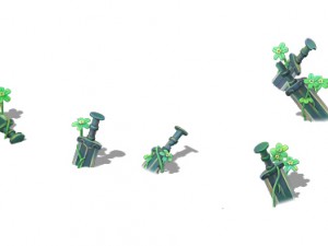 cartoon version - residual sword Model 3D