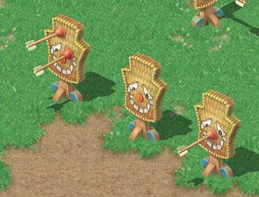 cartoon version - tragic arrow target 3D 모델 .c4d .max .obj .3ds .fbx .stl .blend 
