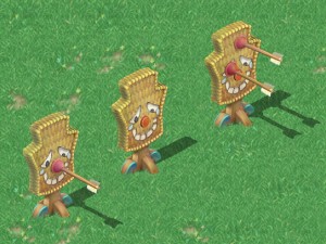 cartoon version - tragic arrow target 3D 모델