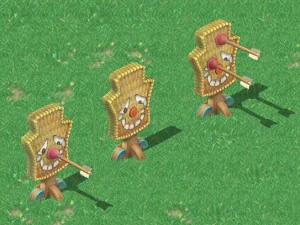 cartoon version - tragic arrow target 3D Model