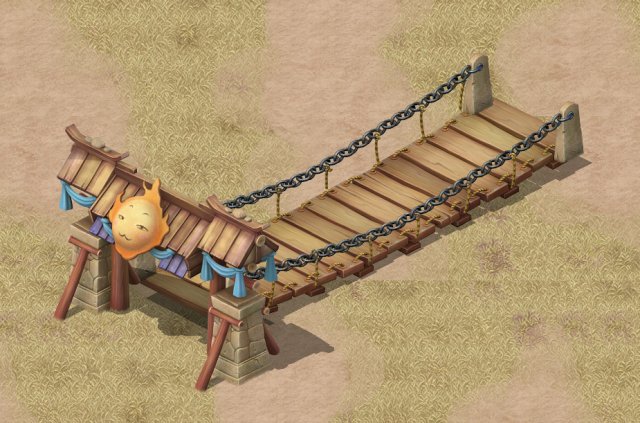 cartoon version - spring cousin child bridge 3D Модель .c4d .max .obj .3ds .fbx .stl .blend 