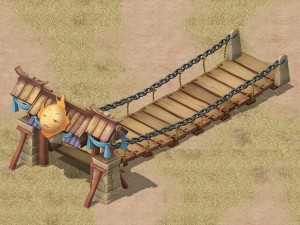 cartoon version - spring cousin child bridge 3D Model