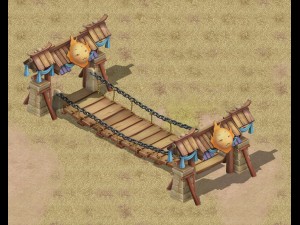 cartoon version - spring cousin child bridge 3D Модель