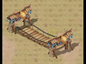 cartoon version - spring cousin child bridge 3D Model