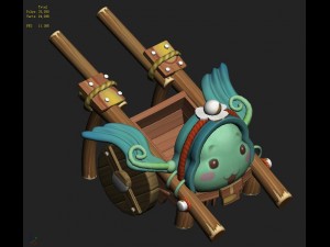 cartoon version - fly 3D 模型