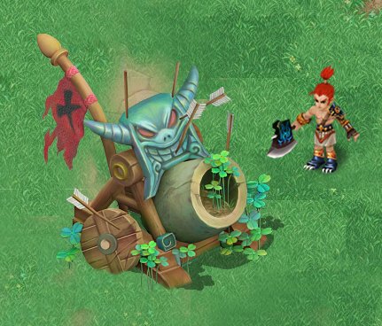 cartoon version - wind magic cannon Modello 3D .c4d .max .obj .3ds .fbx .stl .blend 